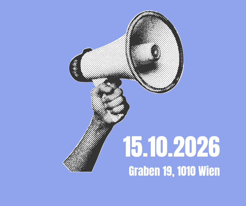 Canva Protestaktion vor Google Österreich in Wien, Oktober 2026