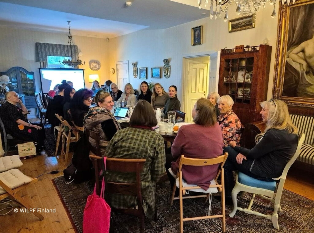 Foto von WILPF Finnland zur europäischen WILPF Konferenz