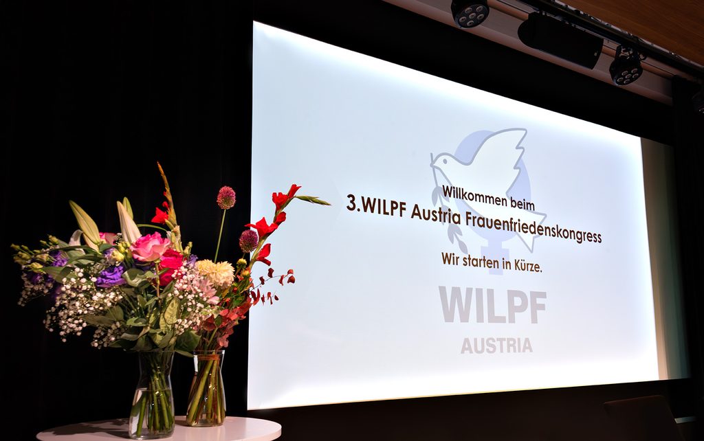Begrüßung beim 3. WILPF-Austria-Frauenfriedenskongress „Kein Frieden ohne Frauen“ am 29. September 2026 in Wien